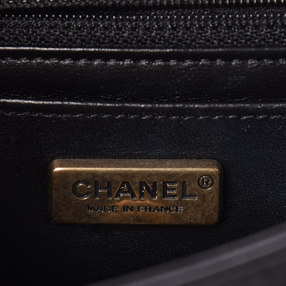 Chanel Lambskin Mosaic Small Flap Black Gold Light Blue 6 of 10