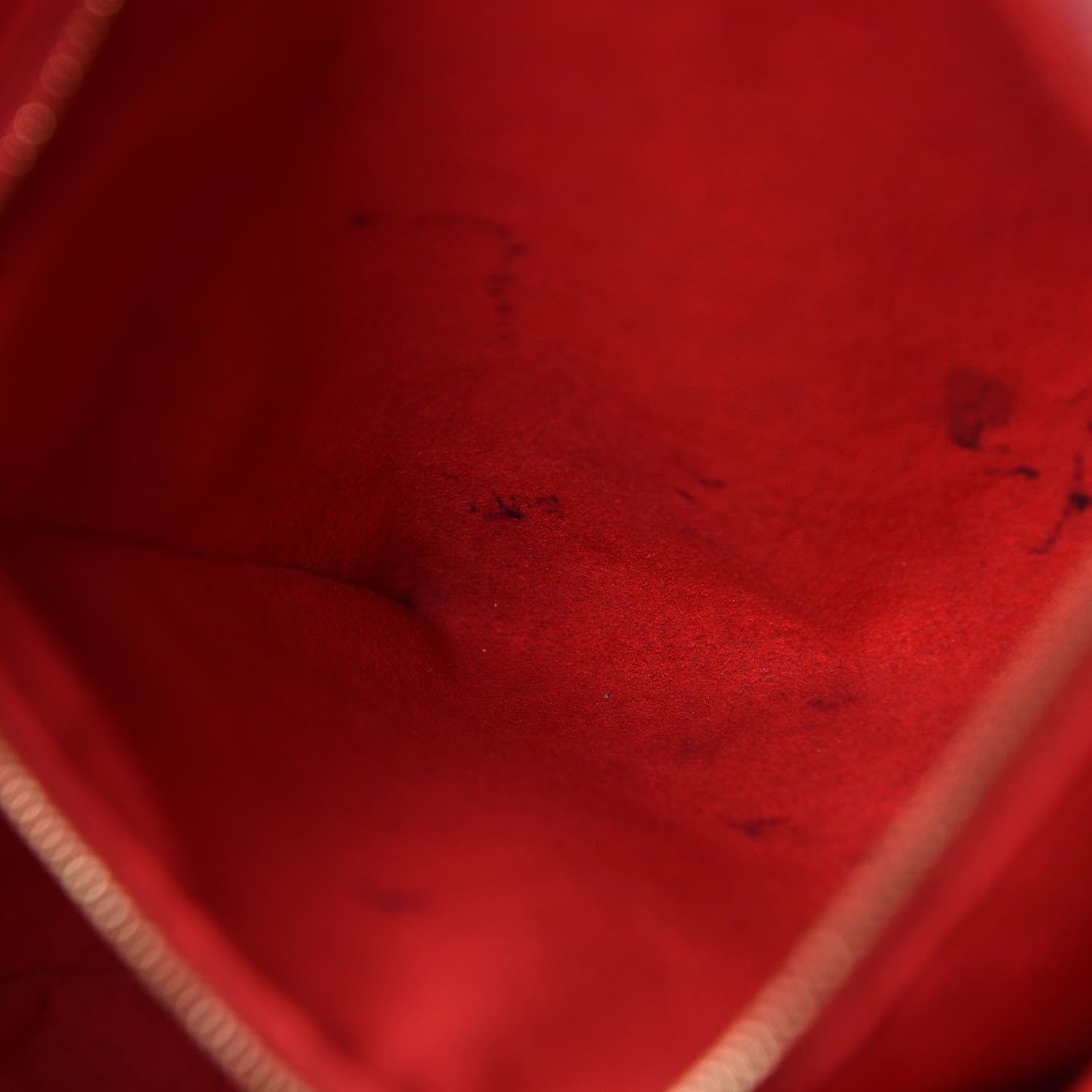Louis Vuitton Damier Ebene Caissa Hobo Cherry 13 of 17