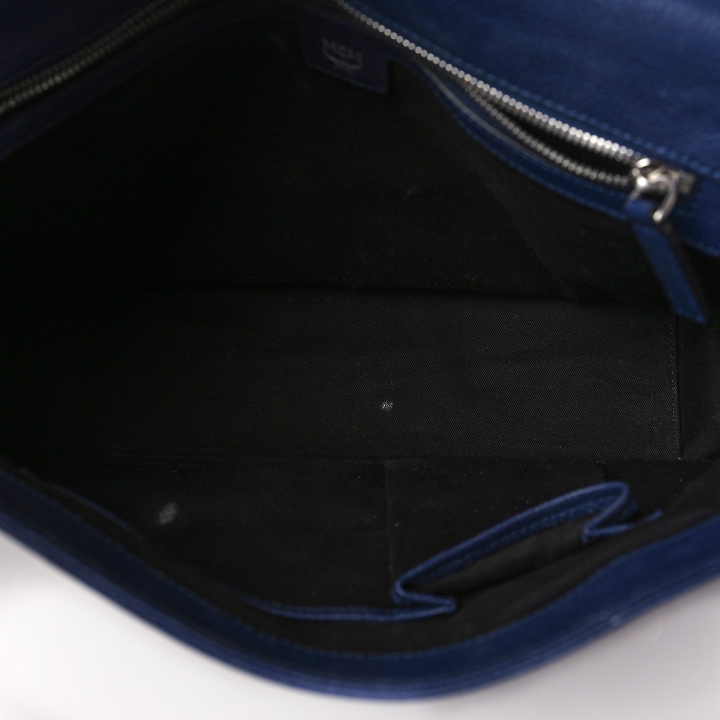 Calfskin Messenger Bag Blue