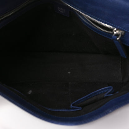 MCM Calfskin Messenger Bag Blue 5 of 11