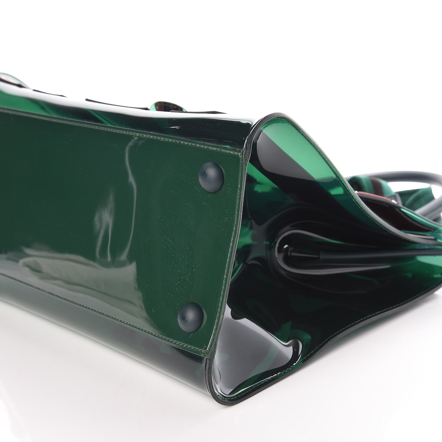 Delvaux PVC The Hero 1829 Brillant Satchel Vert 8 of 8