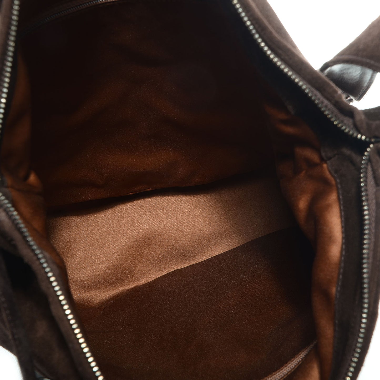 Suede CC Tassel Shoulder Bag Brown