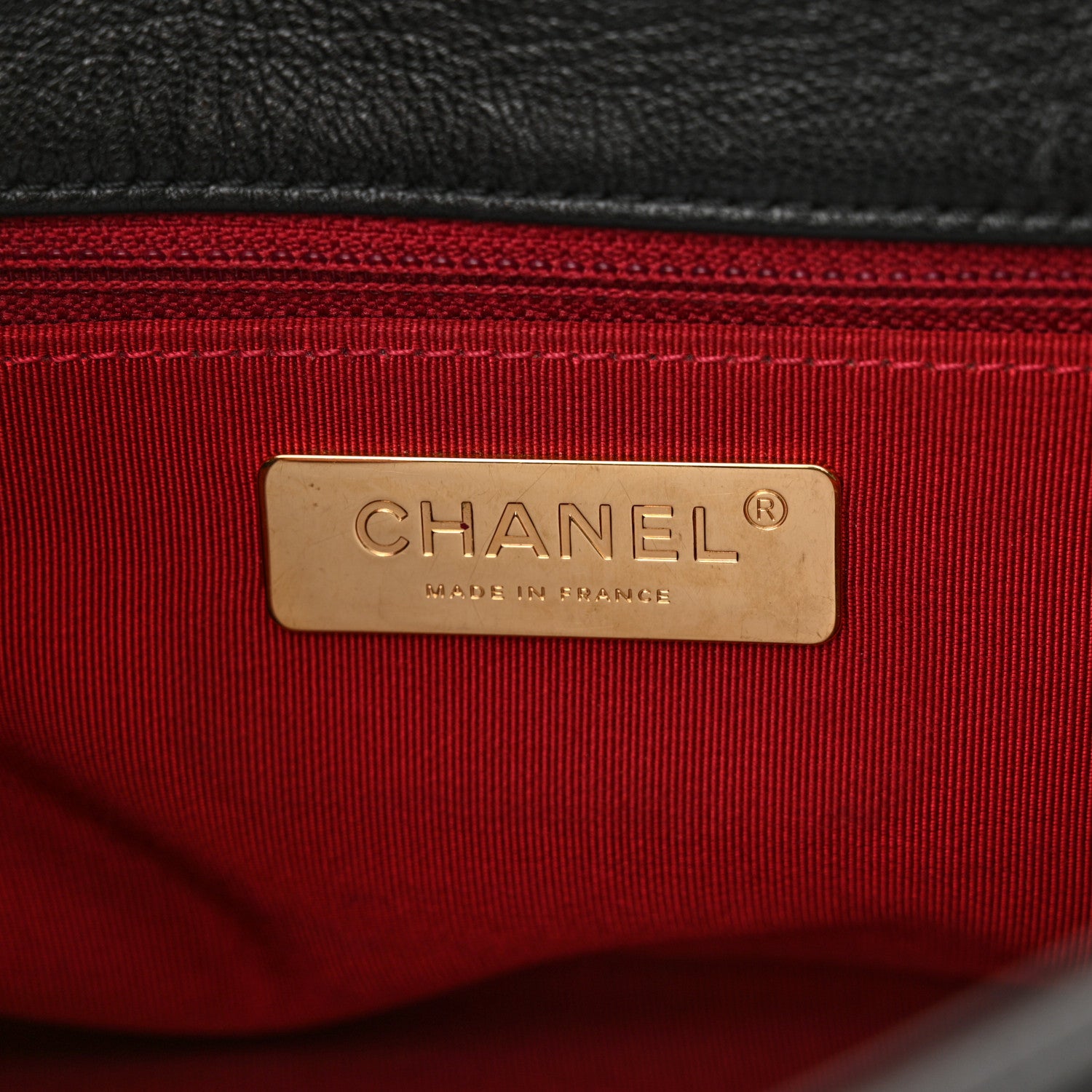 Chanel Goatskin Quilted Large Chanel 19 Flap Black 6 of 11