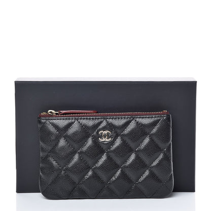 Chanel Caviar Quilted Small Cosmetic Case Black 10 of 10