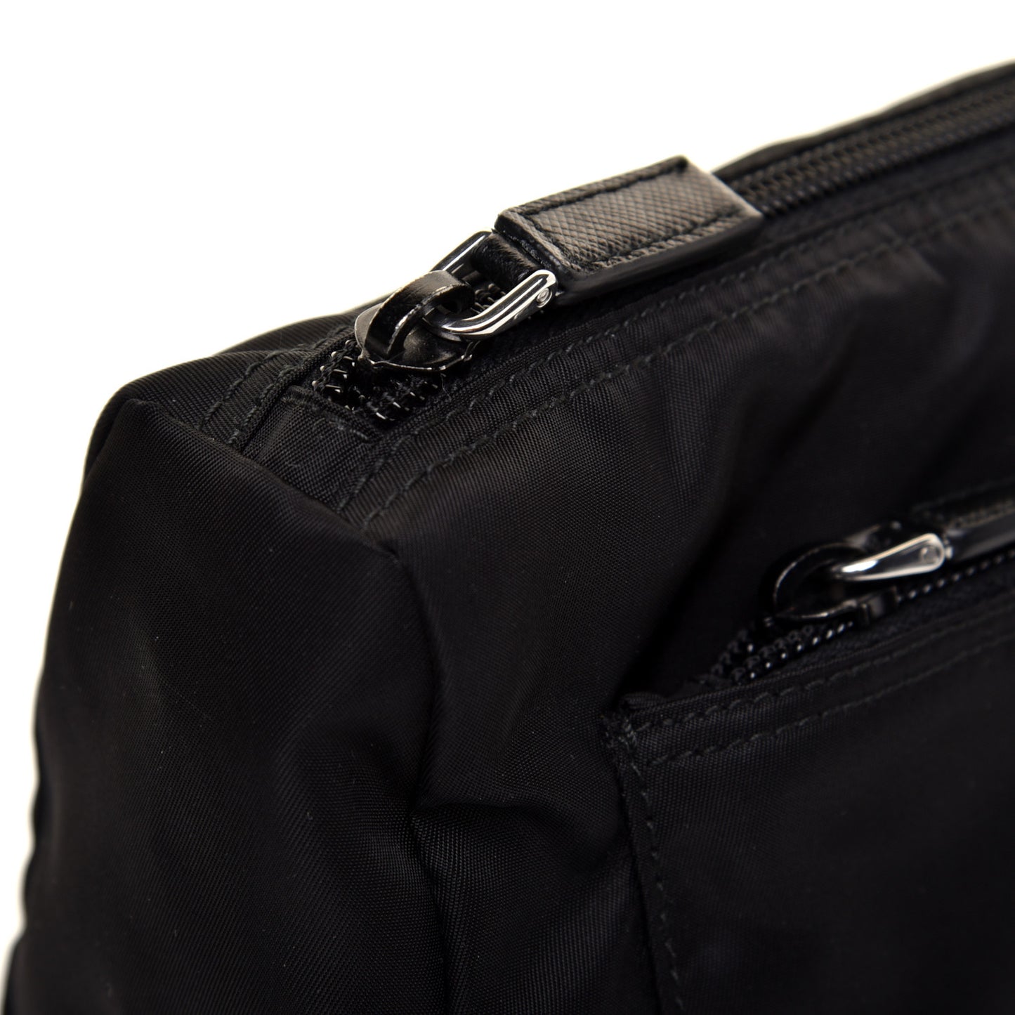 Nylon Vela Cosmetic Pouch Black
