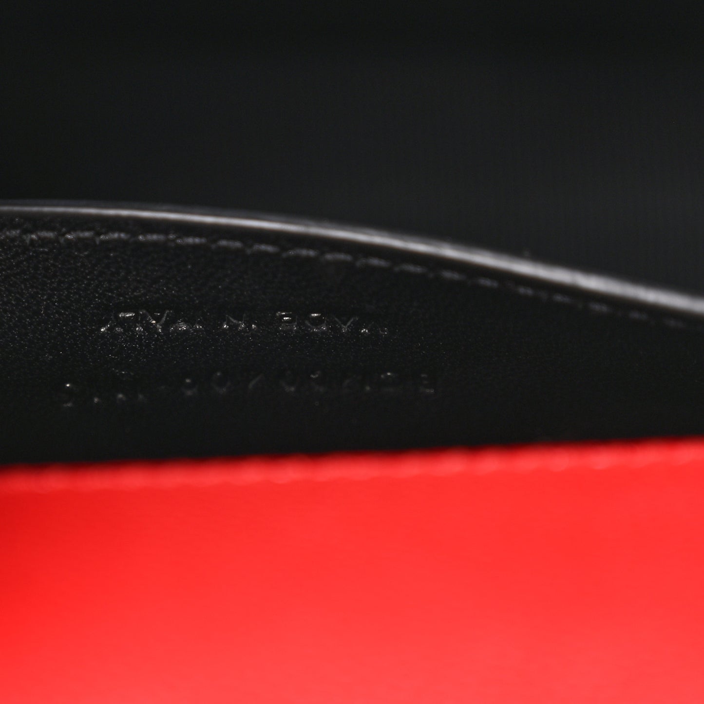 Grain De Poudre Classic Monogram Cassandre Clutch New Red