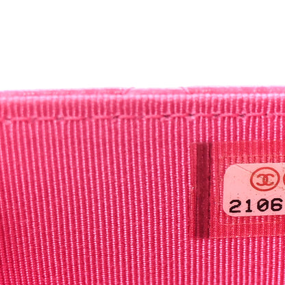 Chanel Caviar Quilted Wallet on Chain WOC Pink 8 of 11