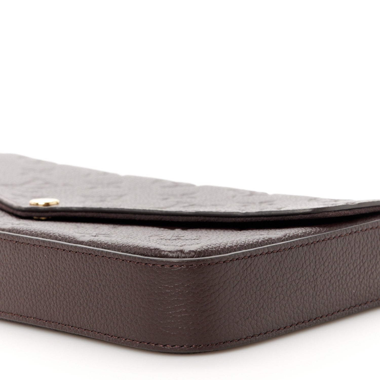 Louis Vuitton Empreinte Pochette Felicie Chain Wallet Chocolate 15 of 16