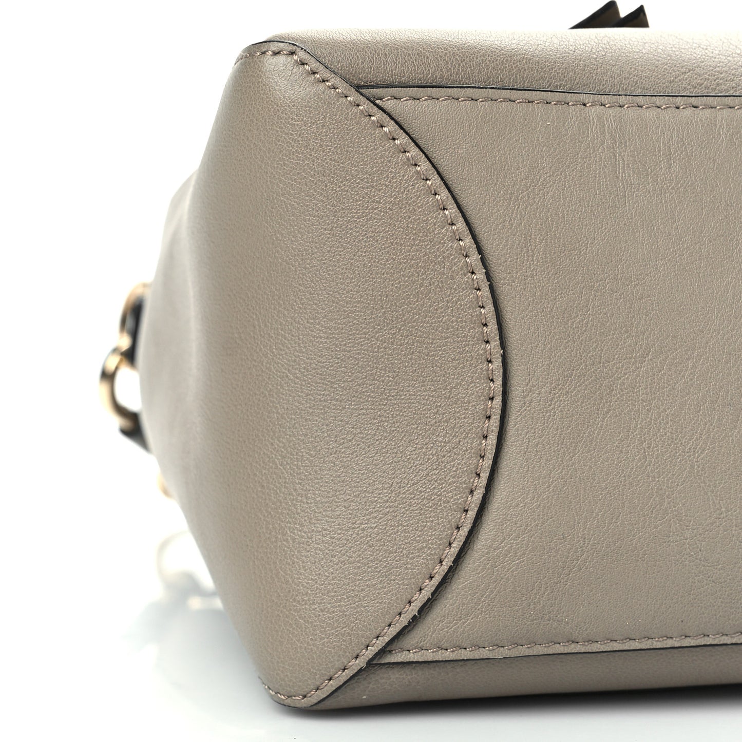 Calfskin Medium Faye Day Shoulder Bag Motty Grey