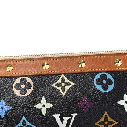 Louis Vuitton Monogram Multicolor Pochette Accessories Black 8 of 14