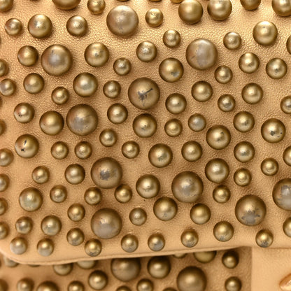 Chanel Lambskin Pearls Flap Gold 14 of 19