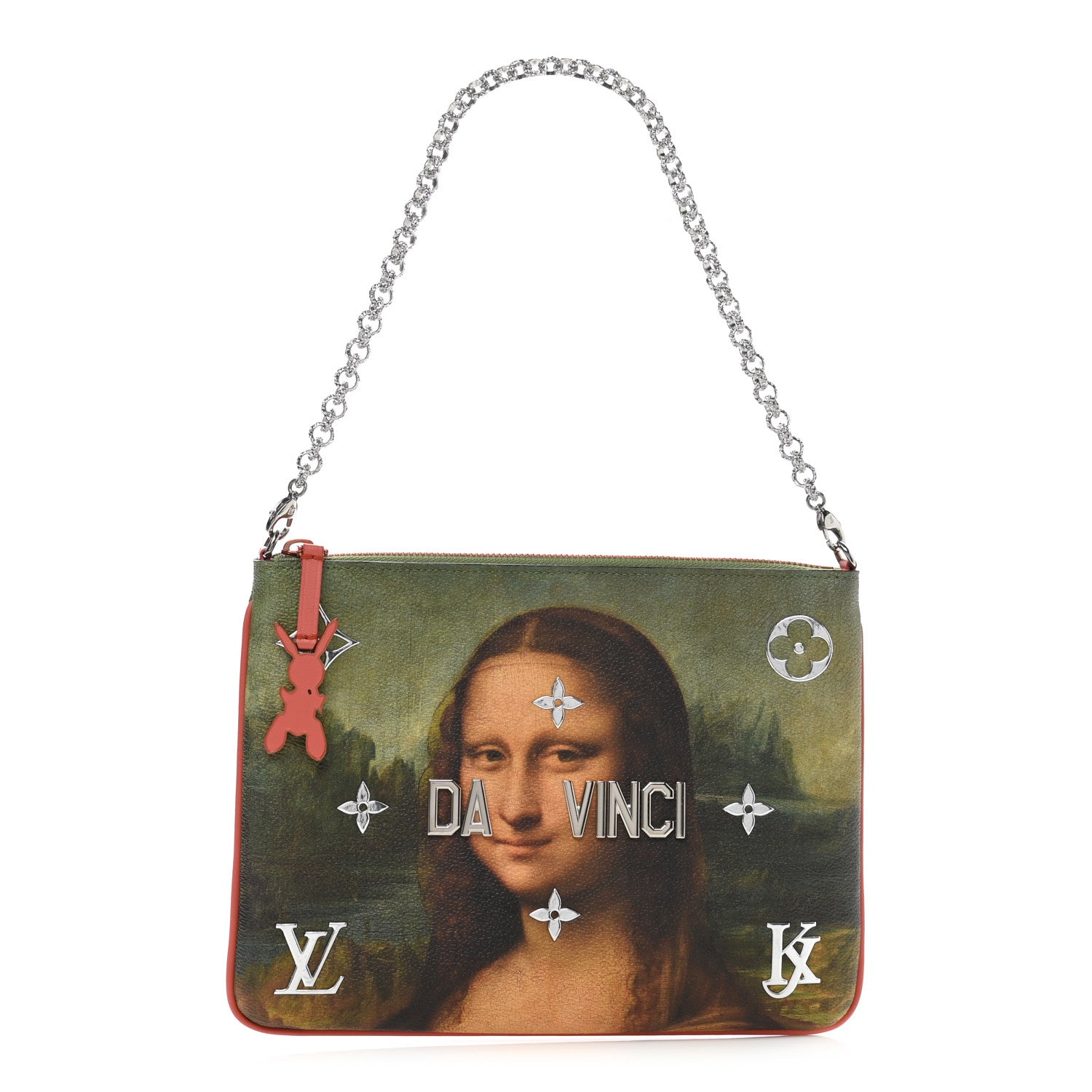 Louis Vuitton Masters Da Vinci Pochette Clutch Corail 1 of 7