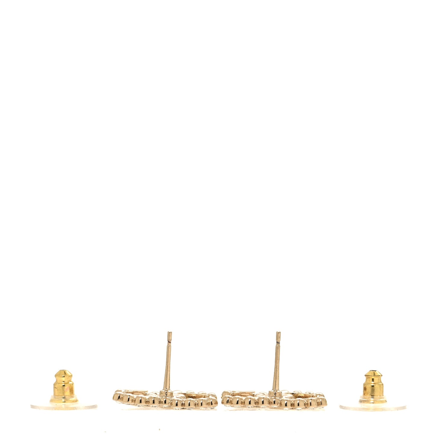 Crystal CC Earrings Gold