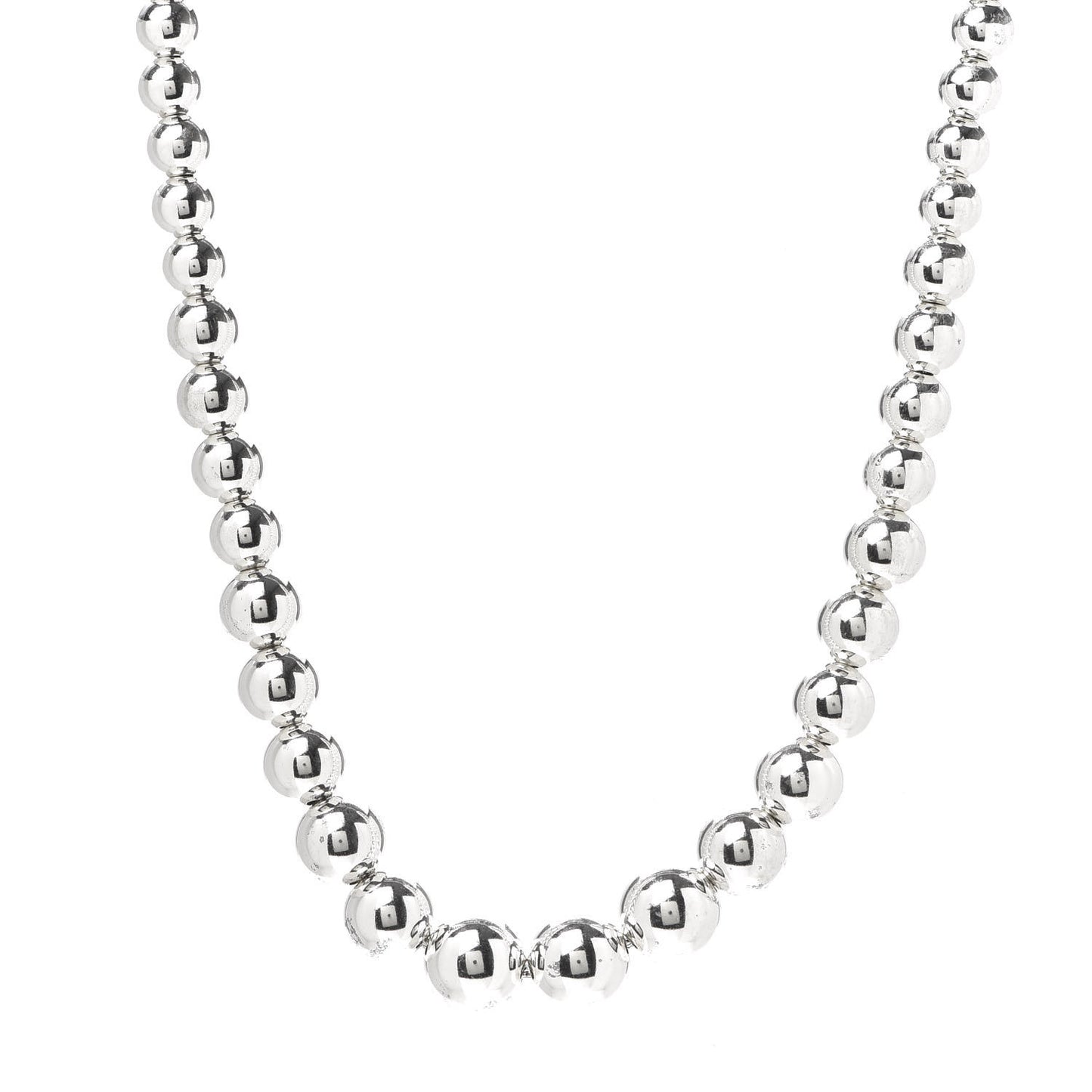 Sterling Silver HardWear Graduated Ball Necklace