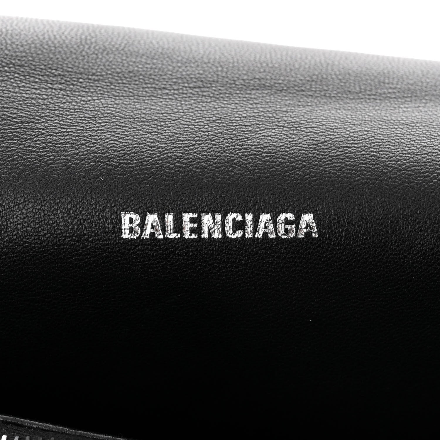 Balenciaga Crushed Velvet Quilted Medium Crush Chain Bag Black 6 of 10