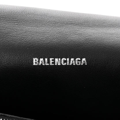 Balenciaga Crushed Velvet Quilted Medium Crush Chain Bag Black 6 of 10