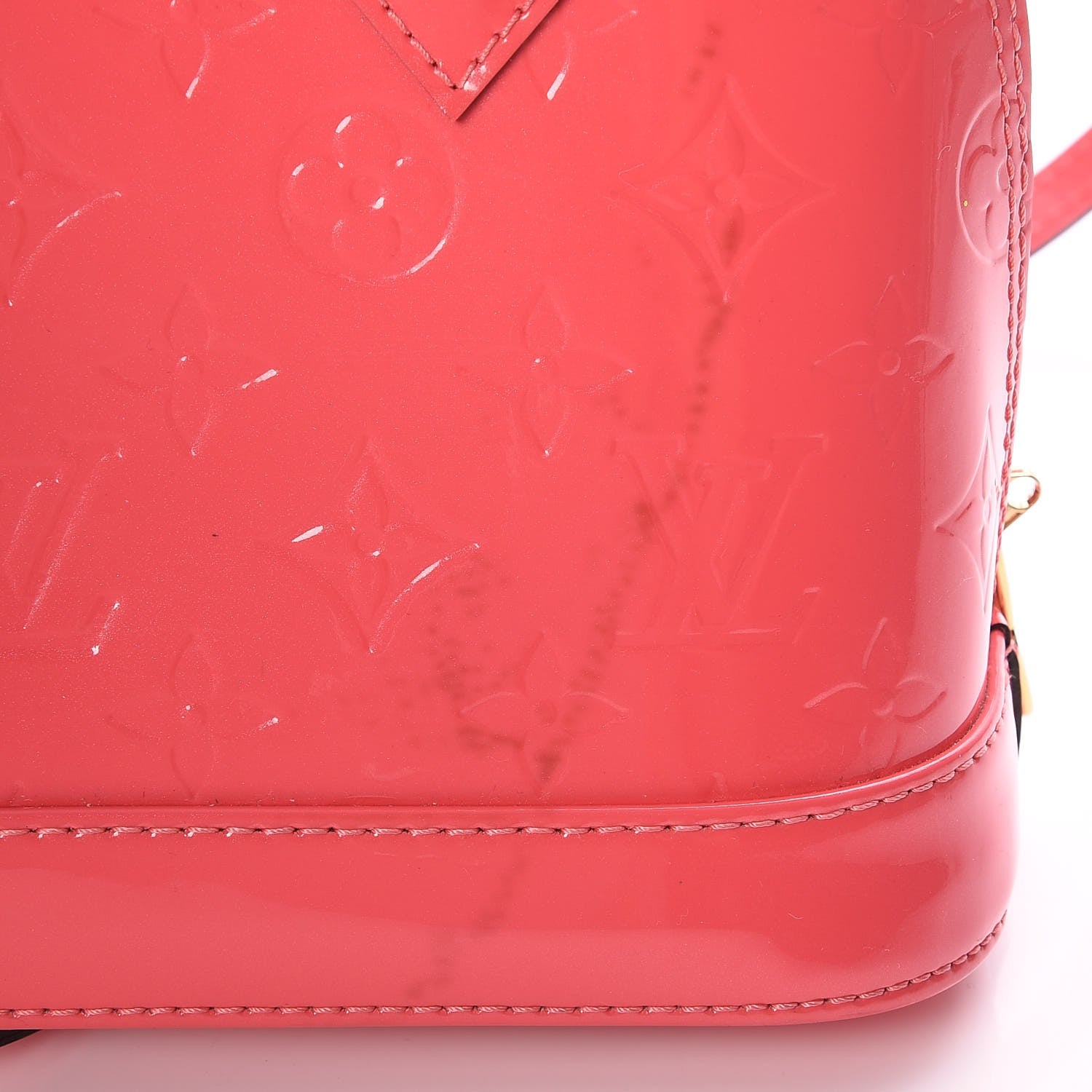 Louis Vuitton Vernis Alma BB Rose Litchi 7 of 7