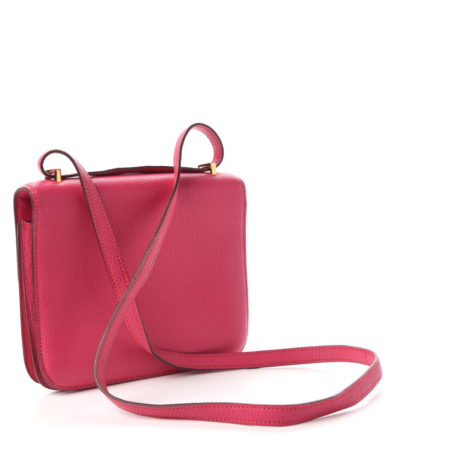 Hermes Chevre Mysore Constance 18 Rose Shocking 3 of 11
