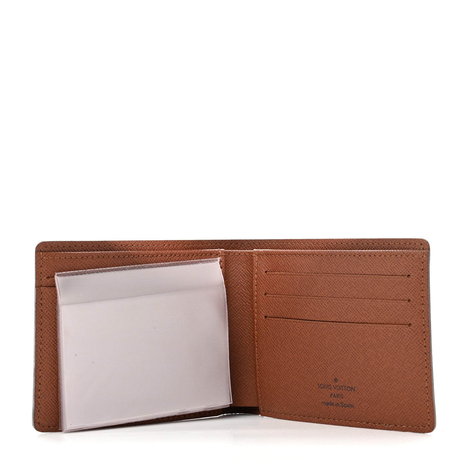 Louis Vuitton Monogram Mens Porte-Billets 3 Card Billfold Wallet 5 of 6
