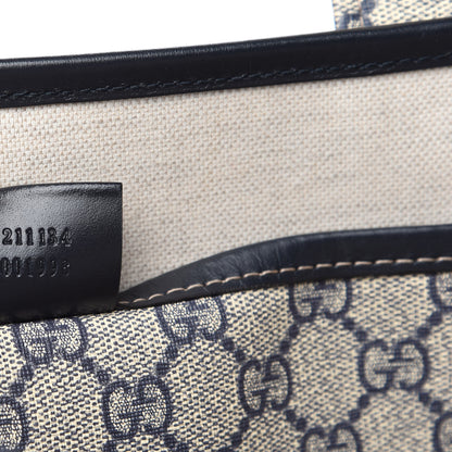 Gucci GG Plus Monogram Medium Signature Web Loop Tote Navy 7 of 10