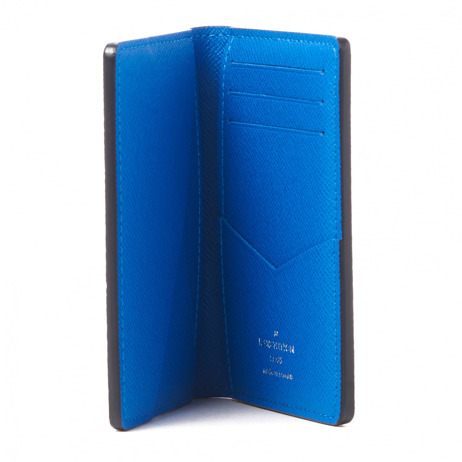 Louis Vuitton Taiga Pocket Organizer Black Blue 6 of 7