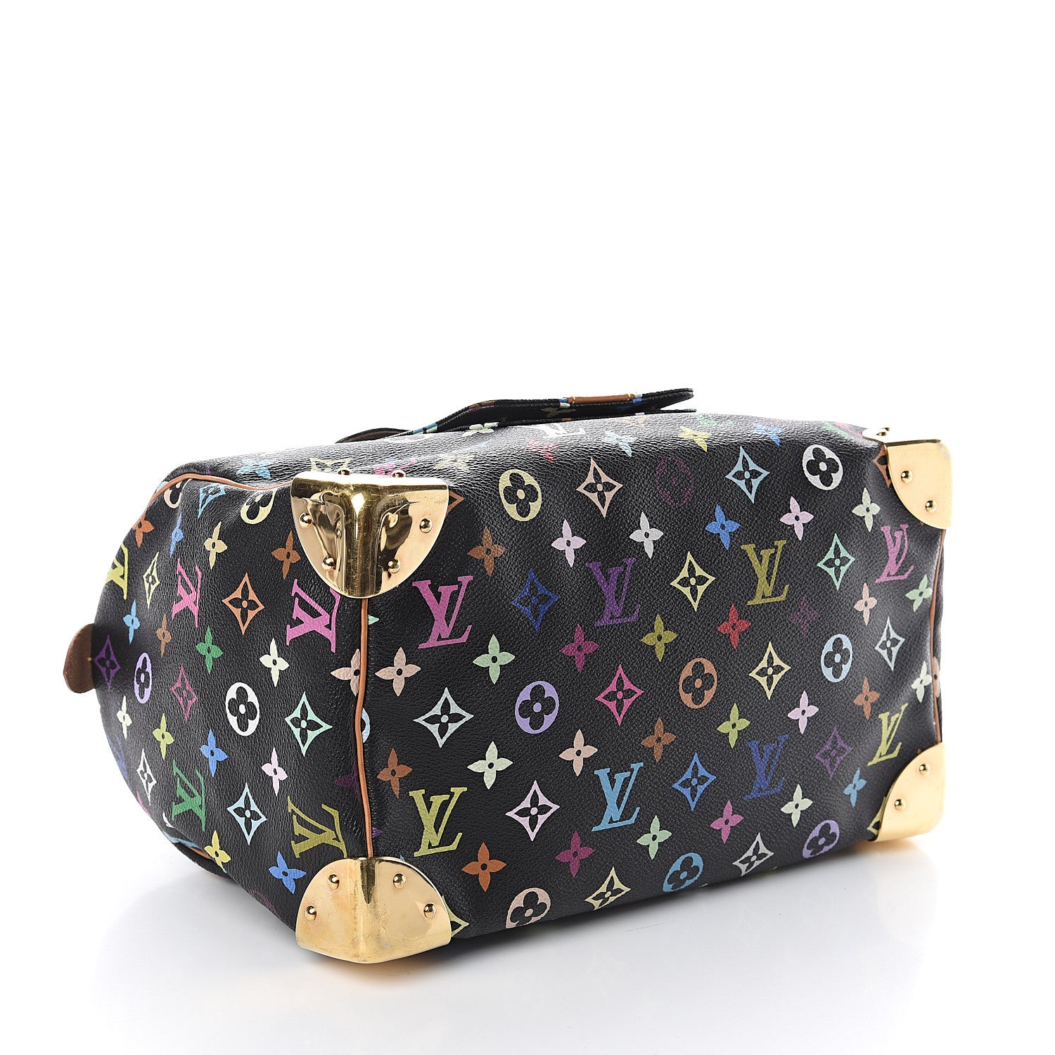 Louis Vuitton Monogram Multicolor Speedy 30 Black 3 of 7