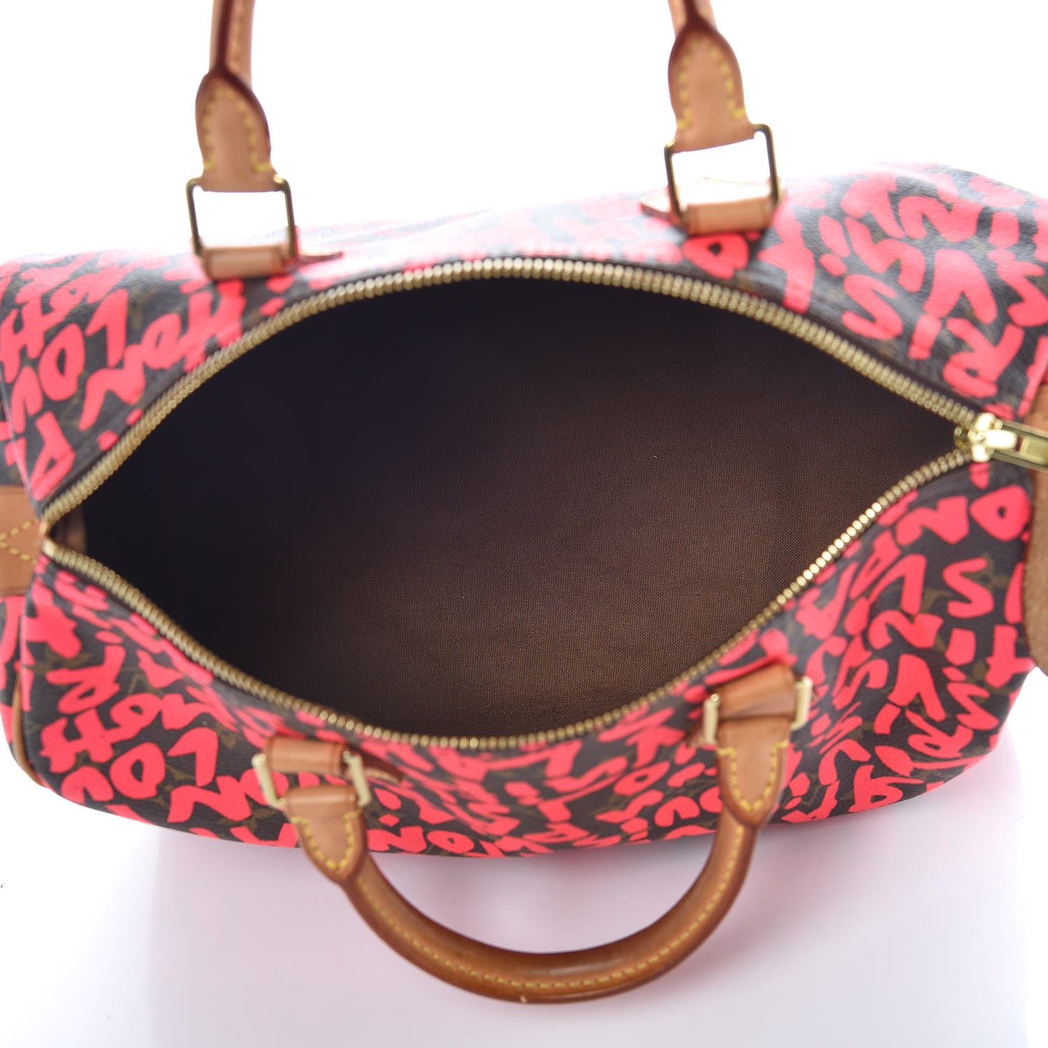 Louis Vuitton Monogram Graffiti Speedy 30 Fuchsia 7 of 19