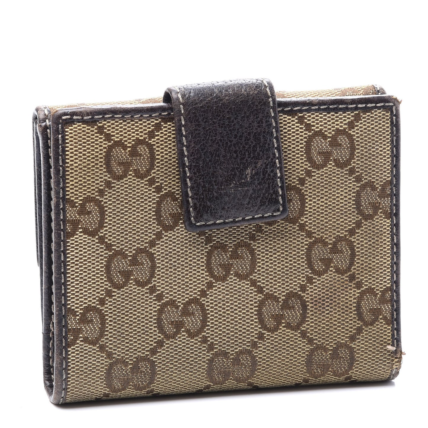 Monogram Princy Compact French Flap Wallet Brown