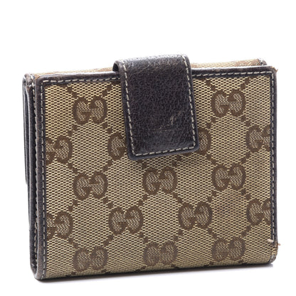 Gucci Monogram Princy Compact French Flap Wallet Brown 2 of 10