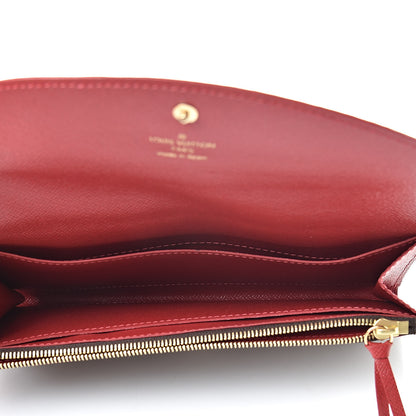 Louis Vuitton Damier Ebene Caissa Wallet Cherry 5 of 8