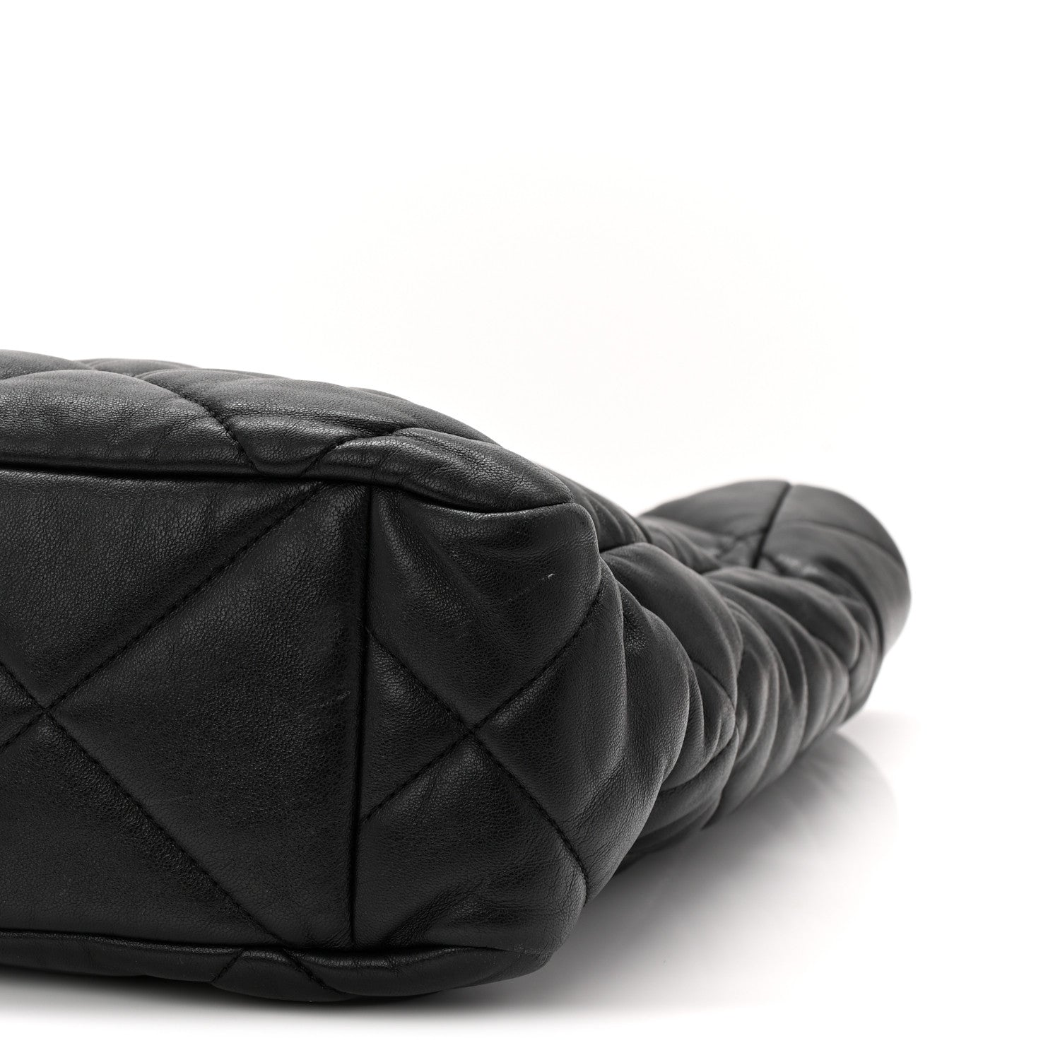 Chanel Lambskin Quilted Chanel 19 Shopping Bag Black 10 of 10