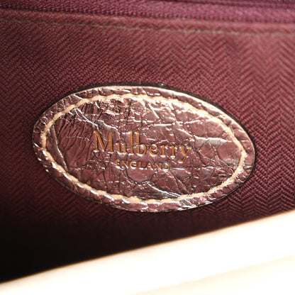 Mulberry Metallic Crinkled Calfskin Medium Alexa Gold 6 of 10