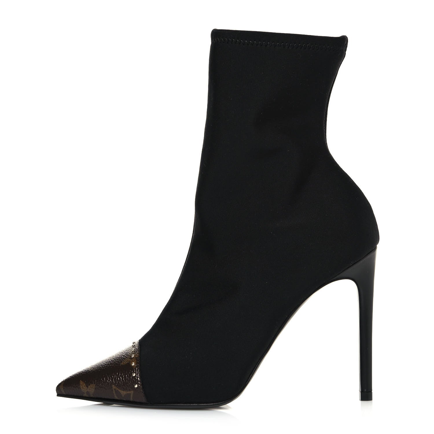 Louis Vuitton Monogram Cherie Ankle Boots 36.5 Black 1 of 7