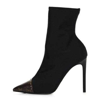 Louis Vuitton Monogram Cherie Ankle Boots 36.5 Black 1 of 7