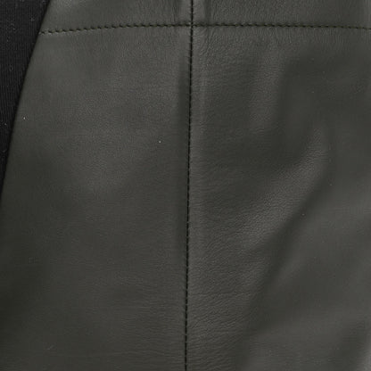 Bottega Veneta Smooth Calfskin Nylon Drawstring Bucket Bag Green 9 of 12