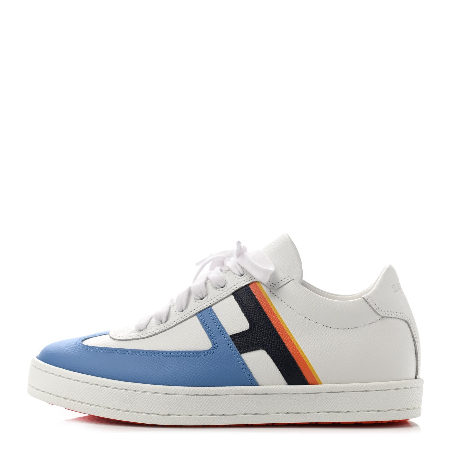 Hermes Epsom Boomerang Sneakers 37.5 Bleu Allure Multicolor 1 of 4