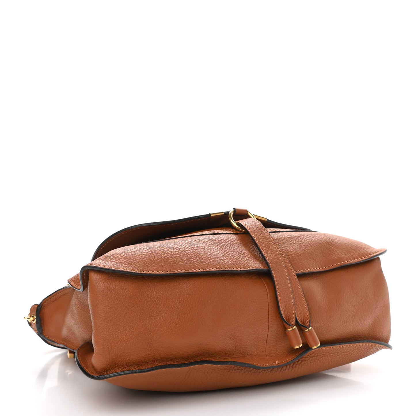 Calfskin Medium Marcie Satchel Tan