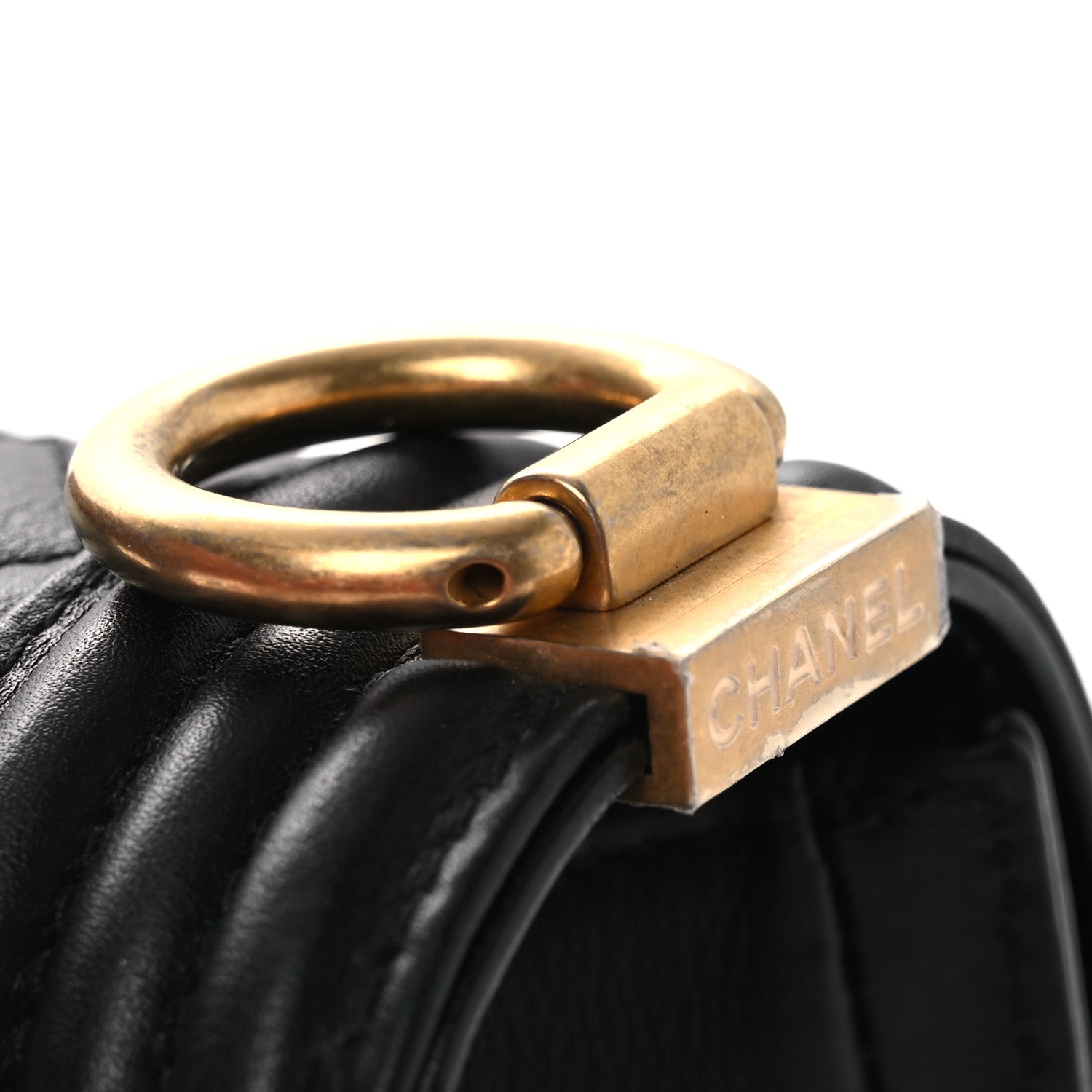 Chanel Lambskin Quilted Small Boy Flap Black 12 of 12