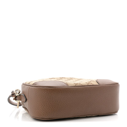 Gucci Monogram Mini Bree Messenger Bag Beige Tabacco 4 of 10