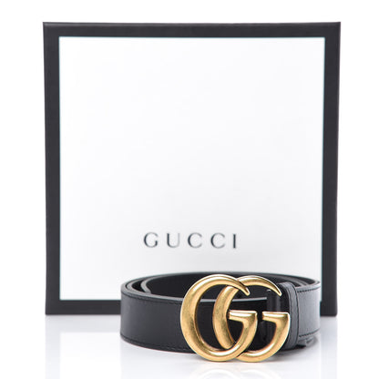 Gucci Calfskin Double G 30mm Belt 85 34 Black 8 of 8