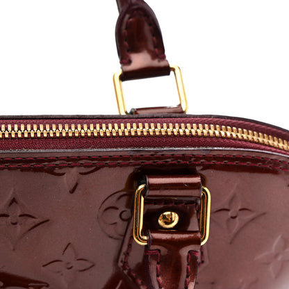 Louis Vuitton Vernis Alma PM Rouge Fauviste 12 of 15