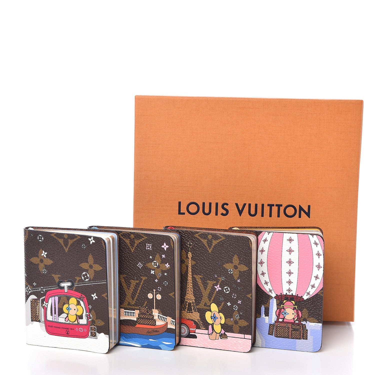 Louis Vuitton Monogram 2019 Christmas Animation Set of 4 Mini Jules Notebooks 7 of 7