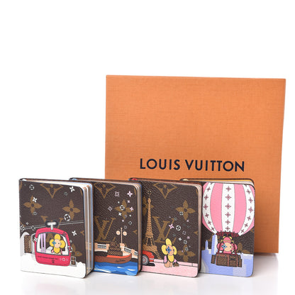 Louis Vuitton Monogram 2019 Christmas Animation Set of 4 Mini Jules Notebooks 7 of 7