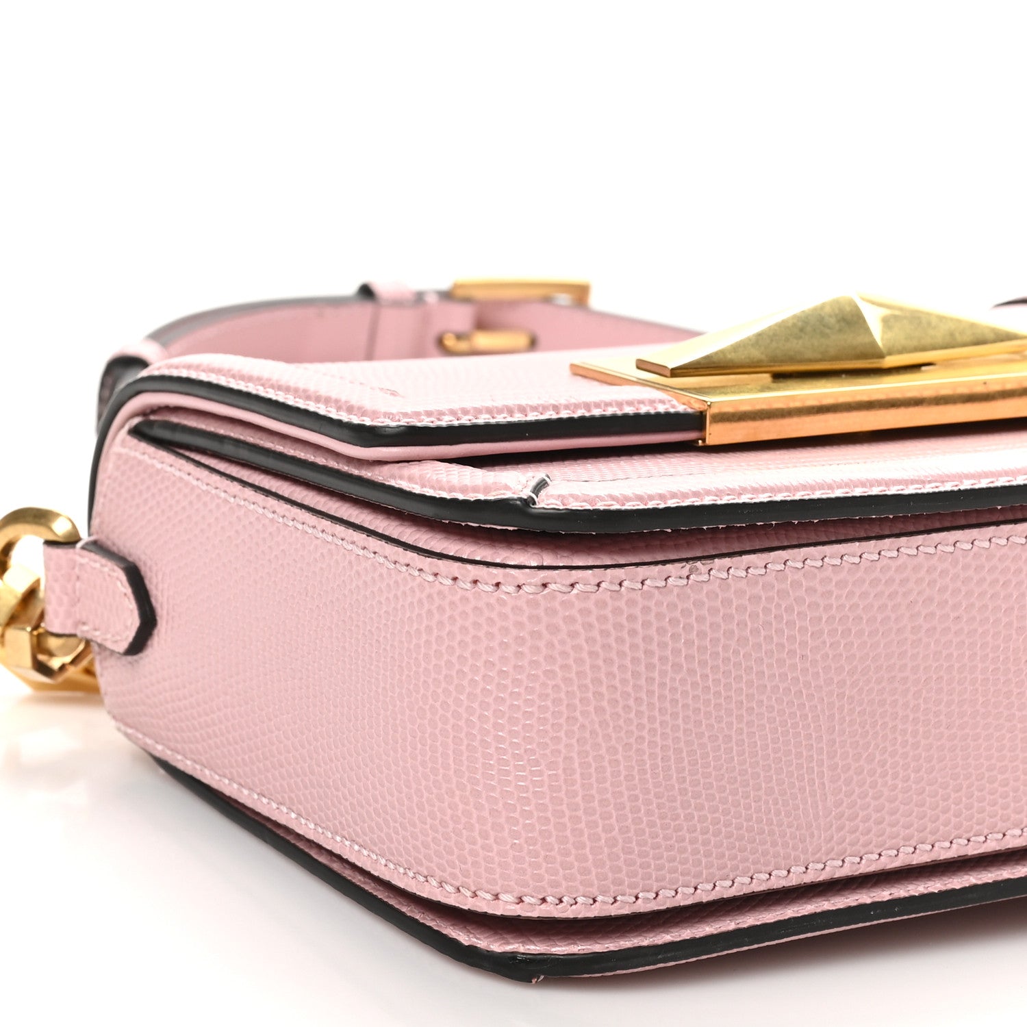 Jimmy Choo Lizard Embossed Diamond Crossbody Bag Pink 1747876