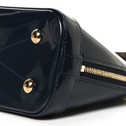 Louis Vuitton Patent Monogram Alma BB Marine 9 of 11