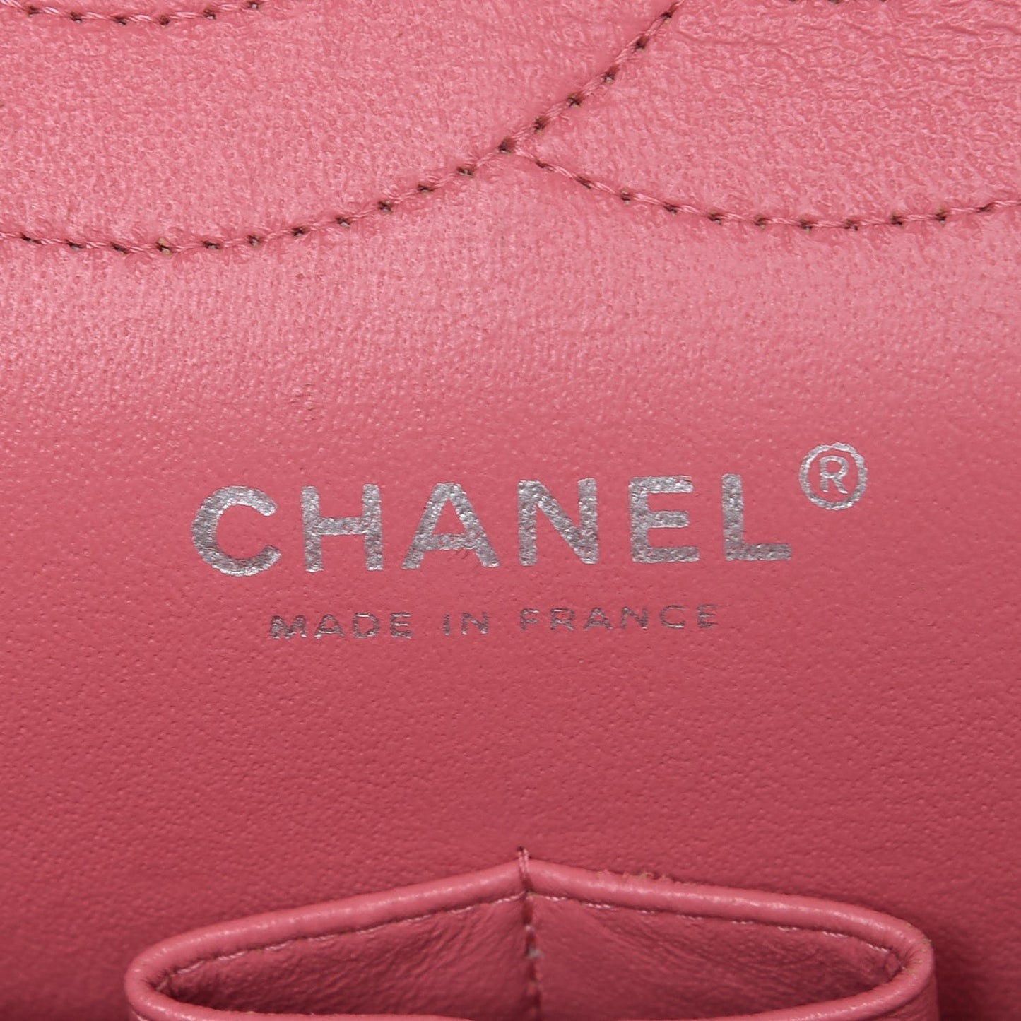 Lambskin Quilted Jumbo Double Flap Pink