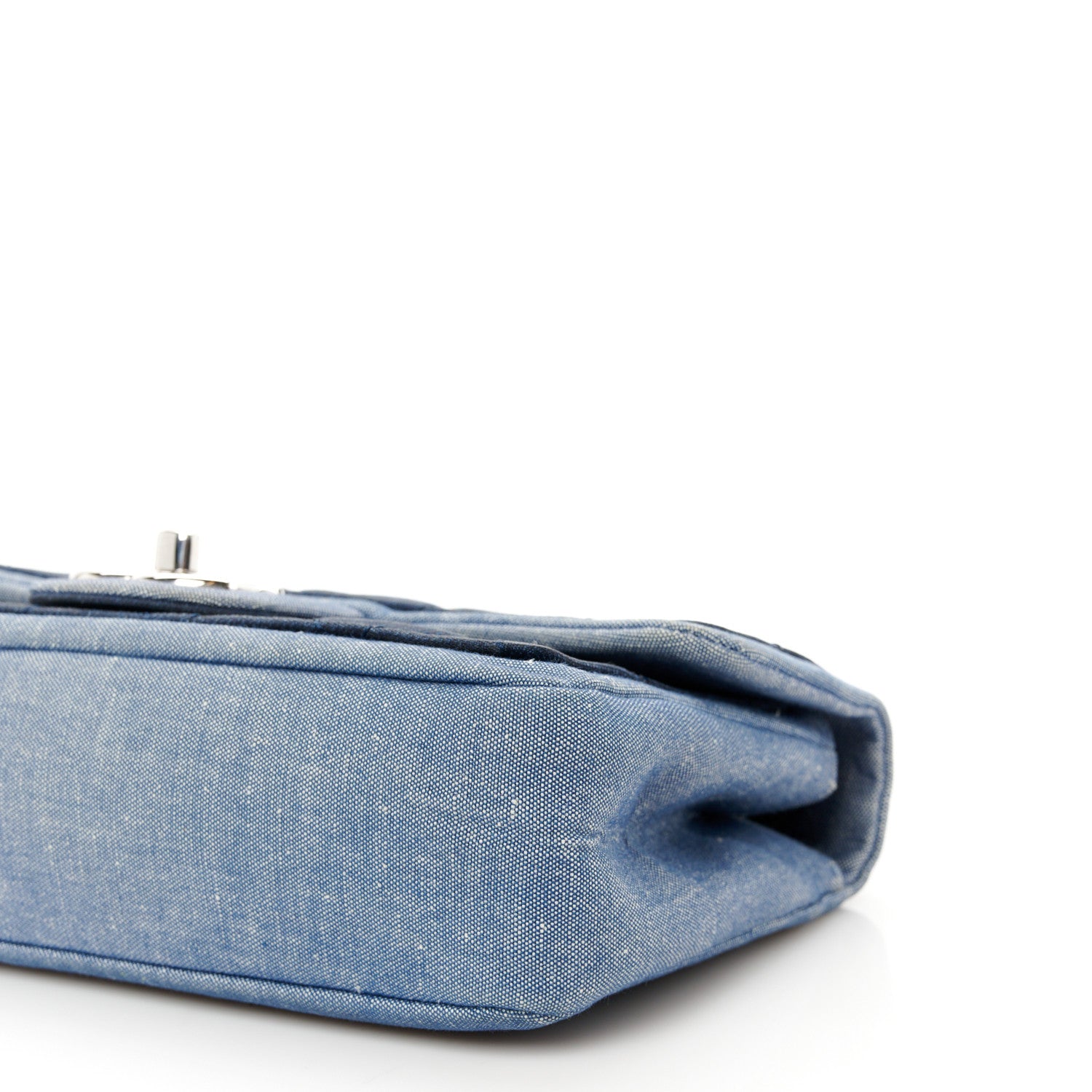 Chanel Denim Quilted Small Medallion Flap Blue 11 of 11