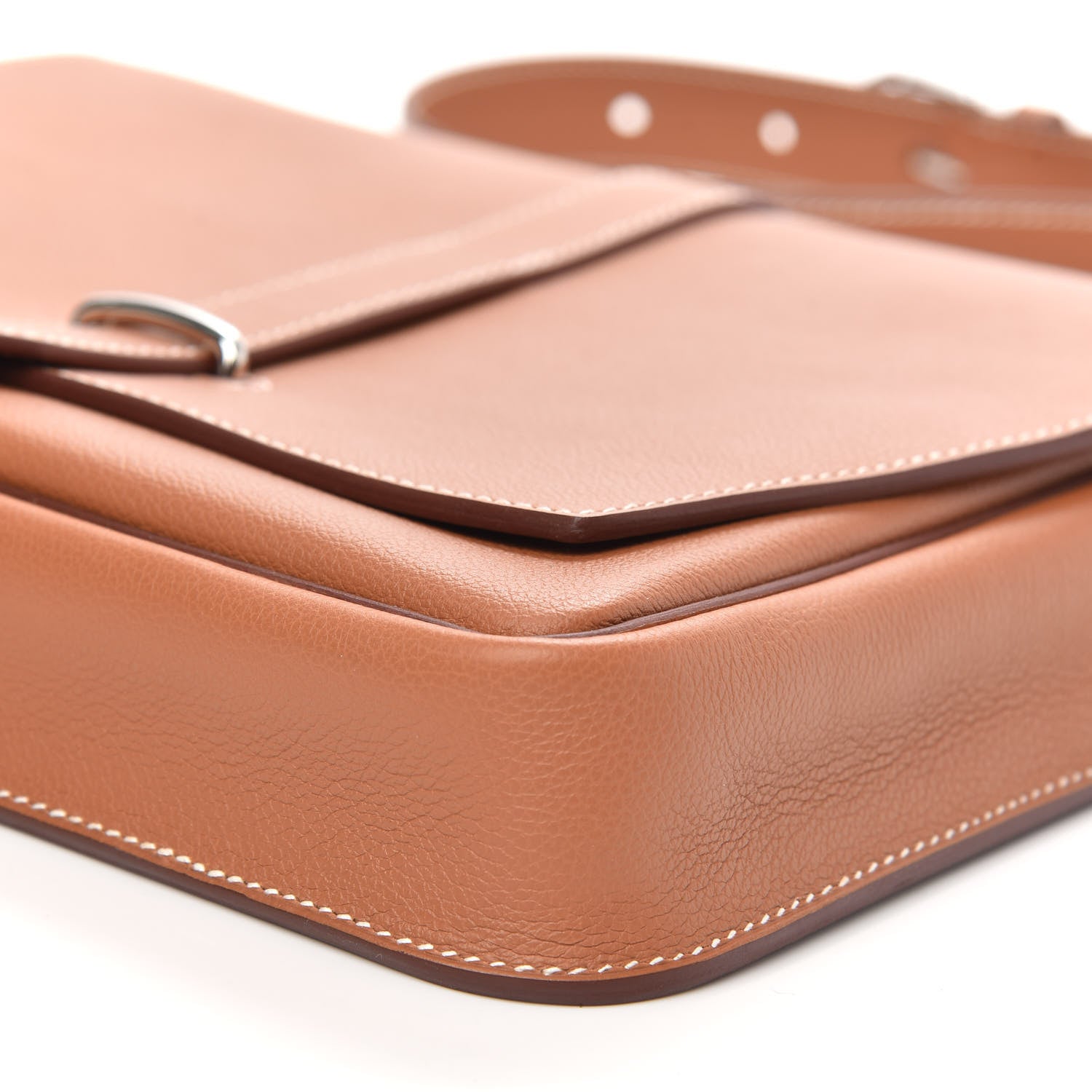 Hermes Togo Steve Light Messenger Gold 8 of 9