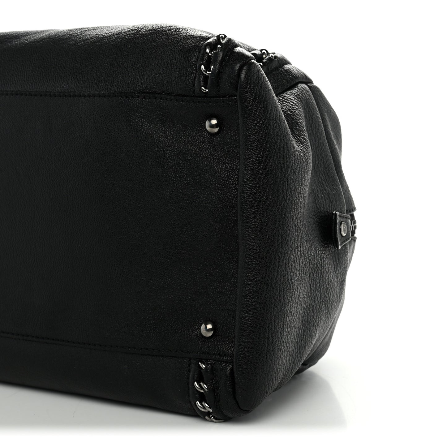 Deerskin Luxe Large Bowler Black