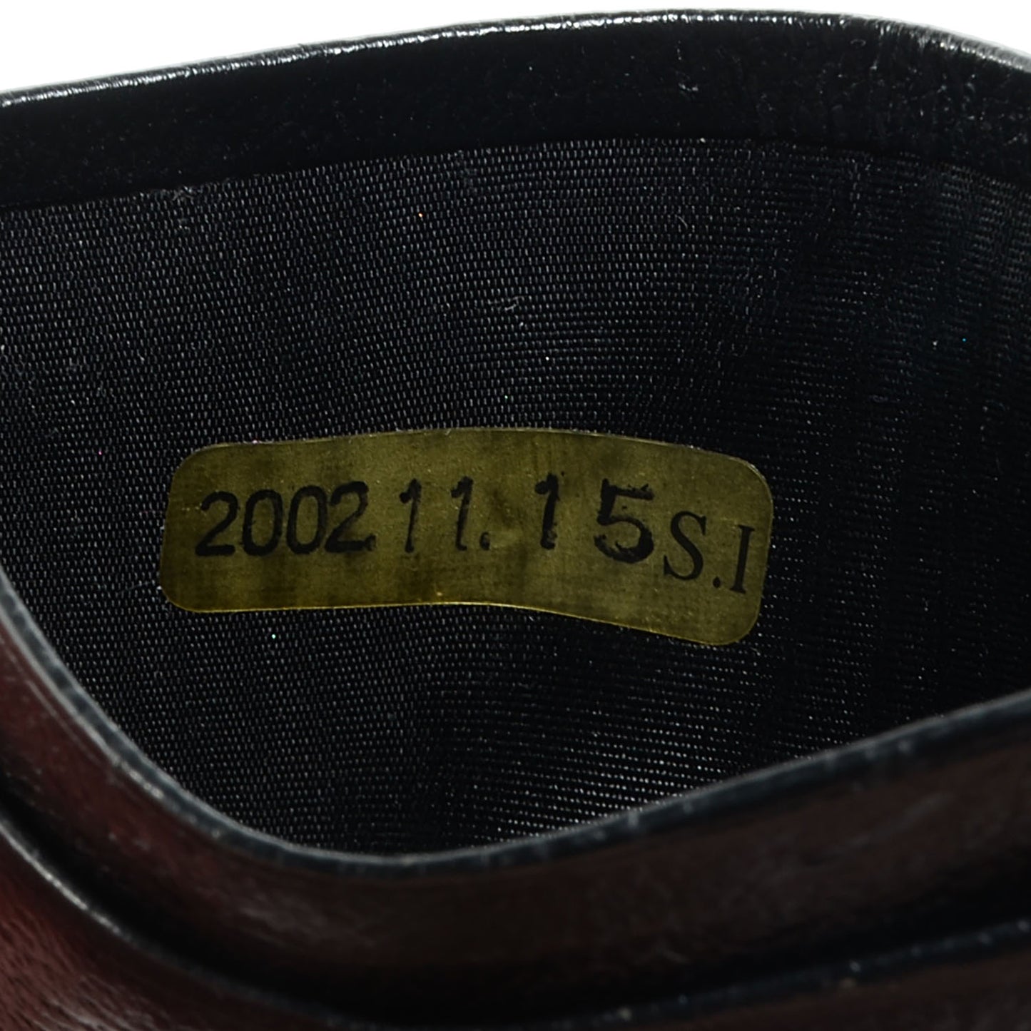 Leather CC Card Holder Case Black